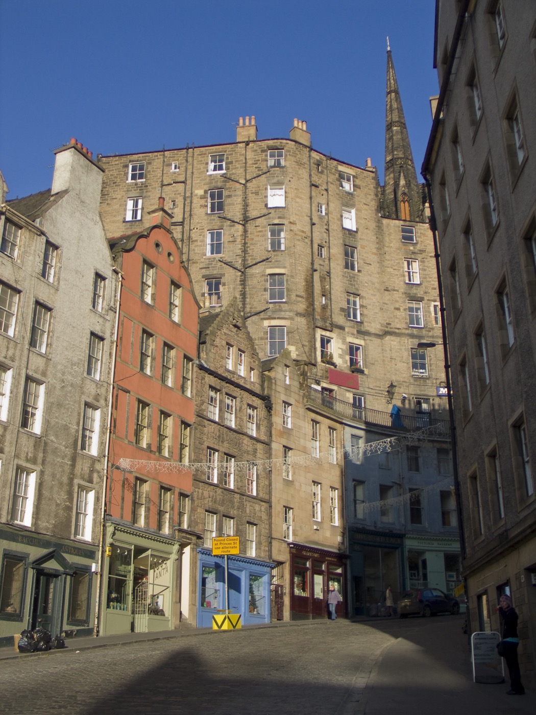 Victoria Street in Edinburgh